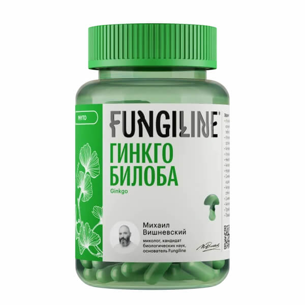 Fungiline Гинкго билоба, 60 капсул